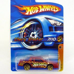 Hot Wheels Chevy Stocker #067 Track Aces 7 of 10 Red Die-Cast Car 2006